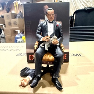 Statua GK del <span class=keywords><strong>Padrino</strong></span> Vito <span class=keywords><strong>Corleone</strong></span> Edizione 1972, Modello in PVC Ecologico, Action Figure in Confezione - Product Image 5