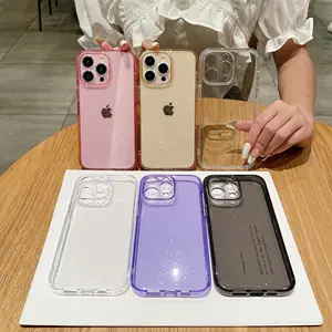 Casing ponsel keras bening kristal, casing ponsel iPhone 14 13 12 Pro Max