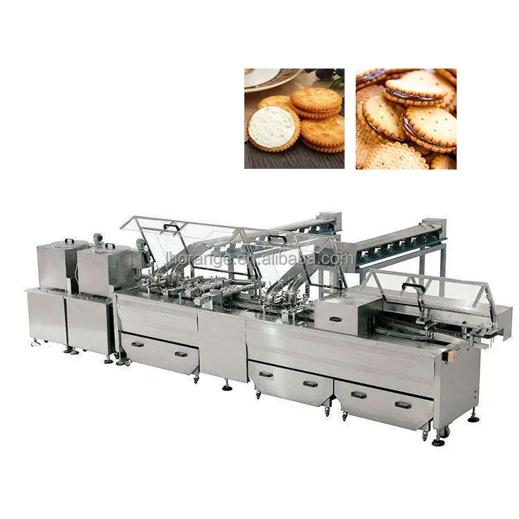Lini produksi kue dan biskuit otomatis berbagai jenis mesin pembuat kue biskuit