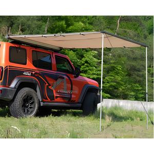 Housse extérieure en PVC imperméable et coupe-vent, tissu quadrillé 280g, auvent de voiture pour Jeep Wrangler, Land Cruiser, pick-up, camping - Product Image 1