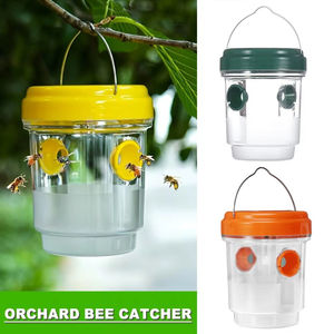 Grandes pièges à guêpes imperméables, pièges suspendus pour frelons, pour l'intérieur et l'extérieur, réutilisables, attrape-mouches à fruits de jardin, outils de lutte antiparasitaire - Product Image 2