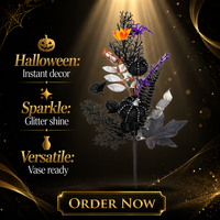 Décoration artificielle d'Halloween avec paillettes en plastique pour couronnes d'automne et décorations de fête – Vente en gros