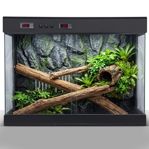 Terrario in PVC a Temperatura Costante <span class=keywords><strong>per</strong></span> Rettili, Vasca Isolata a Vista Completa <span class=keywords><strong>per</strong></span> Allevamento di Serpenti e Draghi Barbuti, Terrario Impilabile - Product Image 3