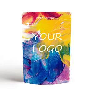 Mini pochette debout noire imprimée sur mesure 3.5g 7g 14g 28g Sacs en Mylar Cali résistants aux enfants et aux odeurs doux au toucher - Product Image 6