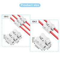 CH3 CH2 presse amarrage borne de connexion rapide fil souple et dur connecteur de fil universel connecteur de type ressort