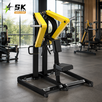 Machine à rames assises SK avec sélection de charge par broche, équipement de musculation commercial pour la musculation des dos en salle de sport