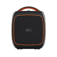 BKK / OEM 20W RMS Enceinte portable avec microphone intégré, boîtier en plastique, LED RGB, alimentation par batterie, Boombox sans fil pour extérieur
