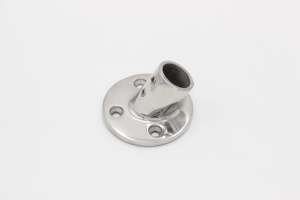 Nouveaux accessoires marins YUMETAL en acier inoxydable 316, raccords de main courante à base ronde, 30, 45, 60, 90 degrés, accessoires pour bateaux - Product Image 3
