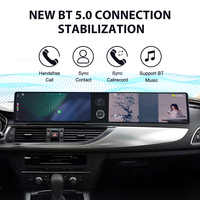 Foforfor Double écran tactile interactif 12,3 pouces pour Audi A6 A6L 2013-2018 Android 13 Carplay sans fil Navigation GPS Autoradio