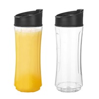 2022 mélangeur personnel et machine à Smoothie avec 2 mélangeurs rétro portables avec bouteilles 500W presse-agrumes
