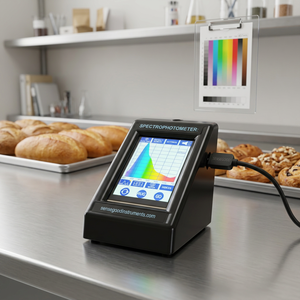 Spectrophotomètre de couleur de haute qualité 400-700nm, spectromètre visible pour l'analyse et la mesure des couleurs, idéal pour l'indice BCU des produits de boulangerie - Product Image 3
