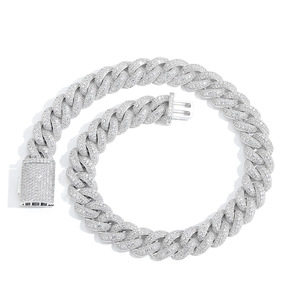 สร้อยคิวบา 18 มม., สร้อยเซอร์โคเนียมสามแถว, สร้อยคิวบาหนา, สร้อยแฟชั่น Tanjing, สร้อย Lijing - Product Image 5