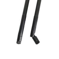 Antenne double bande 2.4/5.8GHz, carte réseau pour routeur sans fil, WIFI, tige adhésive omnidirectionnelle à gain élevé, antenne pliable SMA
