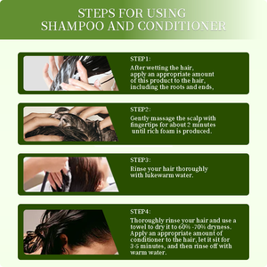 Ensemble <span class=keywords><strong>Shampooing</strong></span> et Après-<span class=keywords><strong>Shampooing</strong></span> Bio Multifonctionnel Anti-Chute, Anti-Pelliculaire et Régulateur <span class=keywords><strong>de</strong></span> Sébum à l'Huile d'Olive – Vente en Gros - Product Image 4