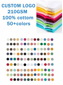 T-shirt col montant 280 290 300 GSM t-shirts surdimensionnés en vrac conception personnalisée t-shirt pour hommes vente en gros - Product Image 6