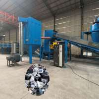 Schrott Haushalts gerät Recycling-Maschine E-Waste Shredder für Kühlschrank TV Waschmaschine Metall verarbeitete Aluminium Anlage Verkauf