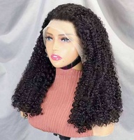 Perruques en cheveux humains bruts, coupe Pixie bouclée, cuticules alignées, sans colle, Lace Front, avec dentelle HD, pour la vente en gros