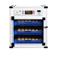 Incubateur d'œufs intelligent à double alimentation 220V/12V, machine d'éclosion automatique pour volailles