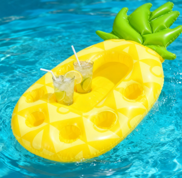 3 Pack de flotteurs gonflables pour piscine en forme de fruits, tubes de bain pour adultes, radeaux flotteurs de plage, 76 cm