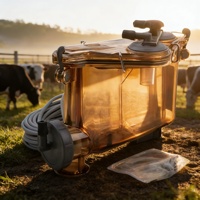Capteur de débit de lait électronique pour machine à traire les vaches avec câble de 12,5 mètres, indicateur de lait Dela Duovac