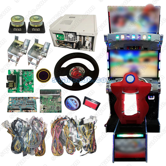32-inch Mario DX Racing Video Simulator DIY Kit Coin-Operated Arcade Console for Sale