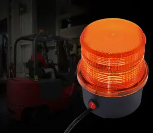LED alarm explosion light with sound warning forklift warning light strong magnetic base flashing safety signal light