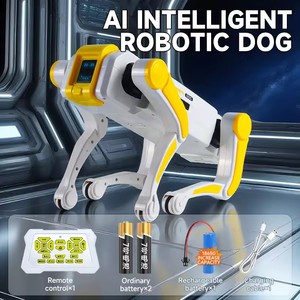Робот-собака с дистанционным управлением на базе ИИ, многофункциональный программируемый электронный робот-собака для трюков с подсветкой, 2,4 ГГц - Product Image 6