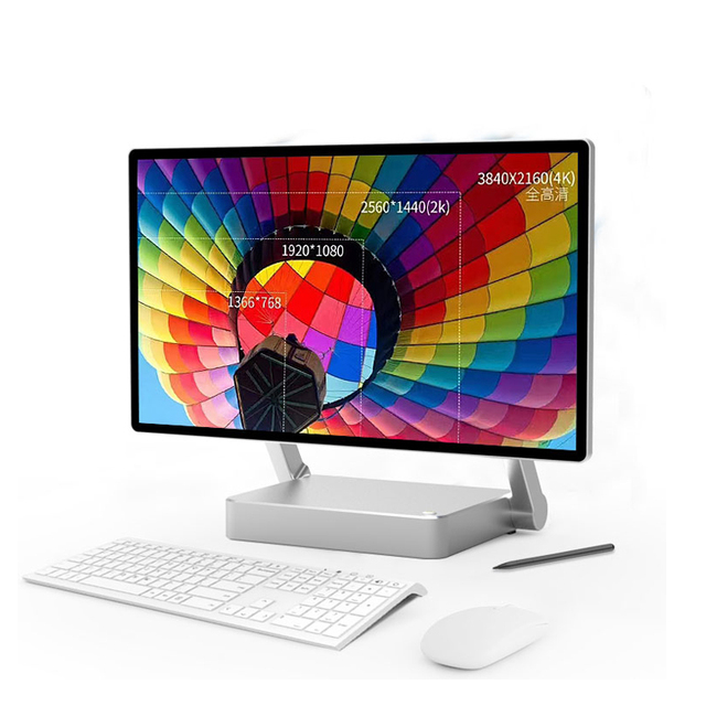 Hot Selling All-In-One Desktop Computer with 24 27 32 Inch LCD Display I7 I5 I3 AIO for Office or Home Use