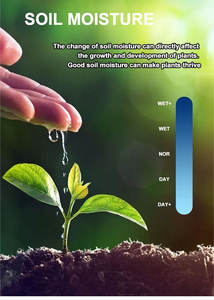 เครื่องวัดดิน 3-in-1: เครื่องวัดความชื้น ค่า pH และแสงแบบพกพาสำหรับสวน หน้าจอ LCD หลายสี - Product Image 2