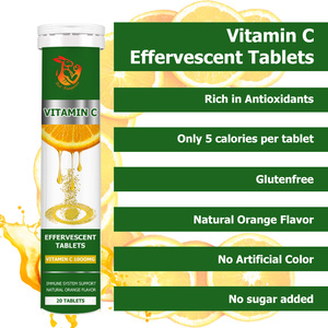 OEM ODM Vitamin C Effervescent Tablets with Vitamin C Improves Skin Health & Promotes Colllagen Production Tablets - Product Image 4