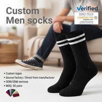 Chaussettes décontractées pour hommes, design personnalisé OEM, rayées, en coton peigné de qualité supérieure, douces, respirantes, chaussettes d'été pour hommes
