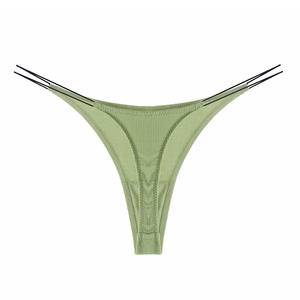 Nueva Llegada, Tanga Sexy de Cintura Alta para Mujer, 100% Algodón, Tirantes Finos, Cómoda, Transpirable, Ecológica, Sin Costuras, Tallas XL-3XL - Product Image 5