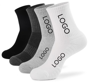 Calcetines gruesos de baloncesto para deportes profesionales para hombres, tubo transpirable, algodón absorbente, característica antibacteriana, venta al por mayor - Product Image 6