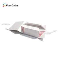 Boîte en papier rigide pliable avec logo personnalisé imprimé, écologique, haut de gamme, finition brillante/mate, emballage cadeau, fermeture magnétique
