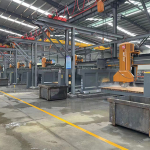 JULUN Hydraulischer Steinschneider mit PLC-System, Bordstein-Infrarot-Automatische Blockschneidemaschine für Grabsteine mit Hoher Produktivität - Product Image 4