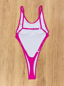 STOCK 5 Colori Costume Intero Donna <span class=keywords><strong>Perizoma</strong></span> <span class=keywords><strong>Micro</strong></span> Monokini con Dettagli ad Anelli e Schiena Scoperta XS-L - Product Image 5