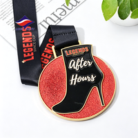 Medallón Deportivo LZY con Diseño Único de 20 Años, Logotipo Personalizado, Metal 2D Hueco, Esmalte Suave, Medalla Deportiva Personalizada para Maratón, Recuerdo