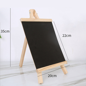 Khung hình tam giác bằng gỗ Bảng Phấn Màn hình máy tính để bàn bảng quảng cáo mini-trẻ em giá vẽ đồ trang trí thủ công bảng đen nhỏ - Product Image 5