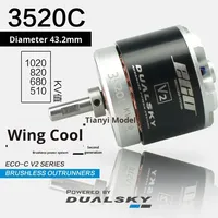 Moteur d'avion à rotor externe Shuangtian Motor Wing Cool ECO3520C pour avions à voilure fixe, fabriqué en Chine continentale, comparable au 4250EA