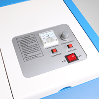 CO2 Mixed Cutter Cnc Wood Acrylic Metal Sheet Laser Cutting Machine 40W Mini Laser Marking Machine 12x8in (300x200mm)