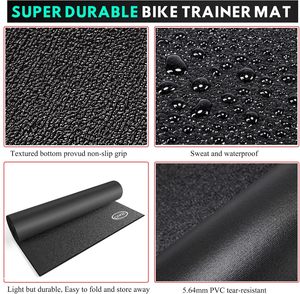Tapete Antideslizante y Duradero <span class=keywords><strong>para</strong></span> <span class=keywords><strong>Bicicleta</strong></span> <span class=keywords><strong>de</strong></span> Ejercicio, <span class=keywords><strong>para</strong></span> Ciclismo en Interiores, Salud y Fitness, <span class=keywords><strong>de</strong></span> Espuma <span class=keywords><strong>de</strong></span> PVC, <span class=keywords><strong>para</strong></span> <span class=keywords><strong>Bicicleta</strong></span> <span class=keywords><strong>de</strong></span> Spinning, Peloton - Product Image 5