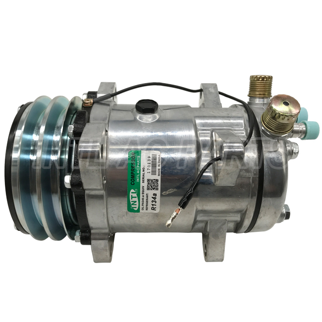 サンデン 510 5H16 SD5H16 SD510 5756 エアコンコンプレッサー 12V