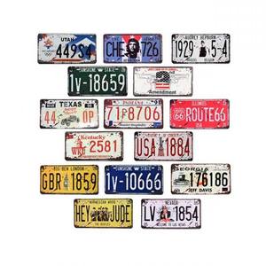 Plaque d'immatriculation personnalisée en métal, norme européenne, signalétique en métal, plaque signalétique en aluminium imprimée en couleur, plaque d'immatriculation en métal - Product Image 2