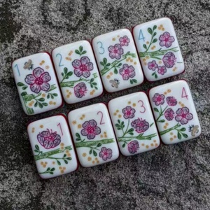 American Luxury Elegant 160-Card 6 Layers <b>Mahjong</b> Tiles <b>Set</b> Acrylic Eco-Friendly Modern Style Artwork - Product Image 3