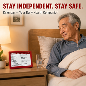 Intelevia - Pantalla Inteligente de Tinta Electrónica de 7 Pulgadas con WiFi, Alerta de Emergencia y Recordatorio de Medicamentos para Personas Mayores, Cuidado de Ancianos, Calendario Digital - Product Image 6
