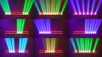 Projecteur LED mobile 12x60W avec contrôle DMX512 3-35 °   Zoom pour scène, DJ, discothèque, fête avec commande vocale et fonction RDM
