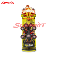 Machine de jeu sportive électronique à monnayeur Superboxer à 8 cibles en métal avec support en anglais pour tous les âges, idéale pour les parcs d'attractions