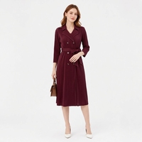 Manteau Trench Plissé Miyake pour Femme Prêt à Expédier, Manteau Robe Croisé, Expédition en 7 Jours, En Stock, Blouse, Veste de Bureau