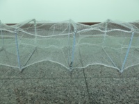Cage de poisson longue Dua iran 507, Cage pour poisson type Dragon, 22cm x 35cm x 27 trous (Bubu Naga, Bento Naga, vito Naga)