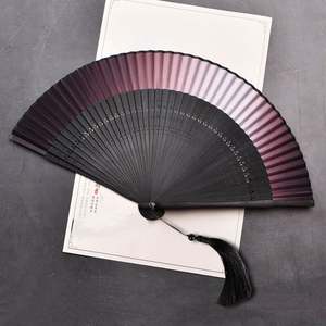 Abanico Plegable de Bambú Grande con Impresión Personalizada, Diseño Tradicional de Animales Tallados, Regalos Promocionales para Publicidad de Marca - Product Image 3